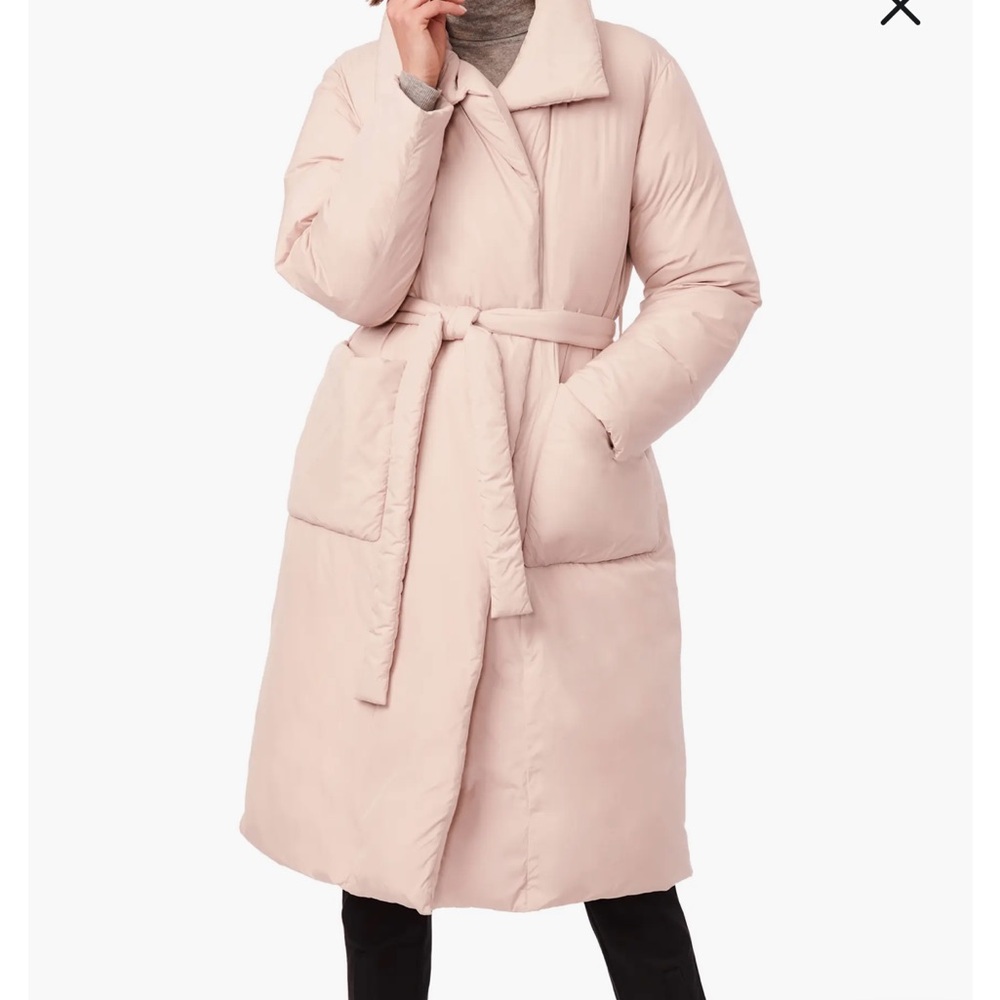 Bernardo Pink wrap Puffer Coat S